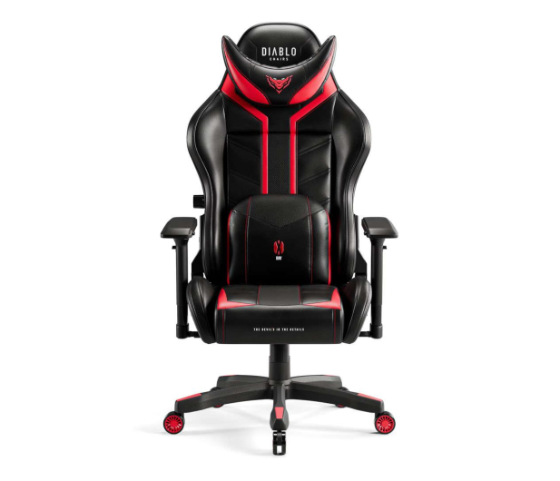 DIABLO Chairs X-RAY Normal Size czarno-czerwony - 1208637 - zdjęcie 2
